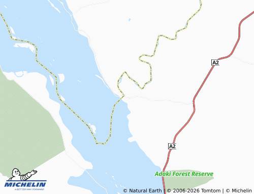 MICHELIN Gerinya map - ViaMichelin