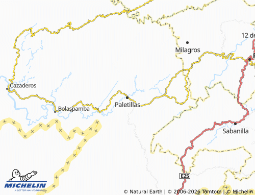 Mapa MICHELIN Paletillas - ViaMichelin