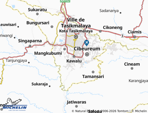 MICHELIN Kawalu map - ViaMichelin