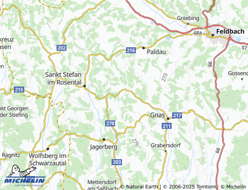 MICHELIN-Landkarte Badenbrunn - ViaMichelin