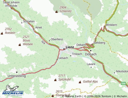 Mappa MICHELIN Lienz - ViaMichelin