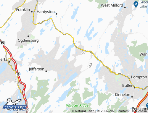 Mappa MICHELIN Oak Ridge - ViaMichelin