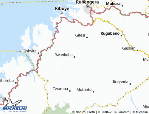 MICHELIN-Landkarte Rwankuba - ViaMichelin