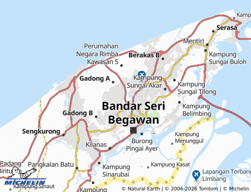 MICHELIN-Landkarte Kampung Rimba - ViaMichelin