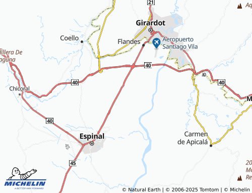 Carte MICHELIN El Colegio - ViaMichelin