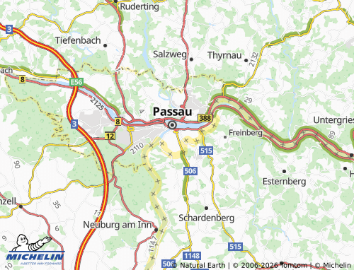Mapa MICHELIN Innstadt - ViaMichelin