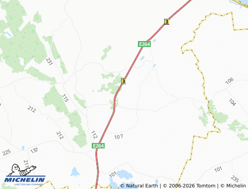 Mapa MICHELIN Odivere - ViaMichelin