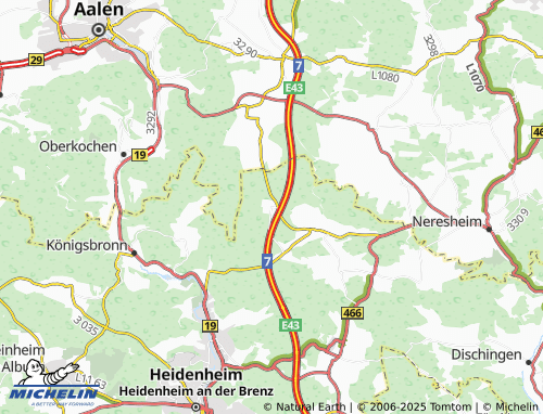 MICHELIN-Landkarte Nietheim - ViaMichelin