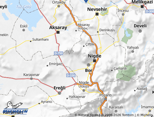 Mappa MICHELIN Altunhisar - ViaMichelin