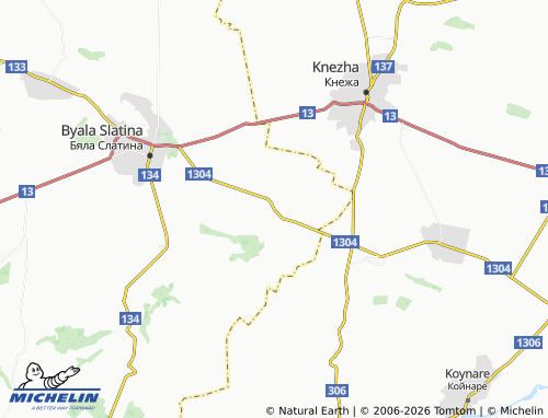 MICHELIN-Landkarte Tarnak - ViaMichelin