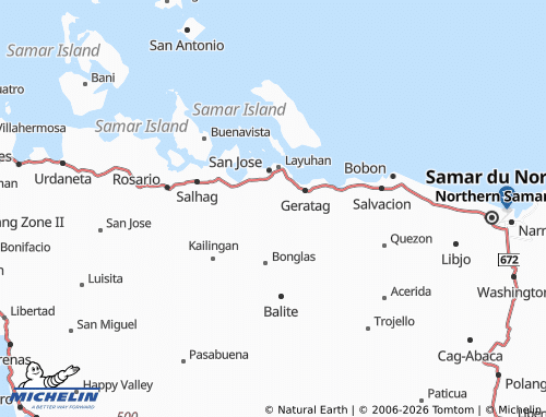MICHELIN Gengarog map - ViaMichelin