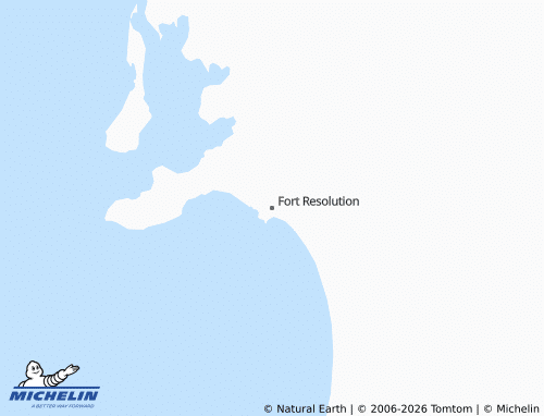 Mappa MICHELIN Fort Resolution - ViaMichelin