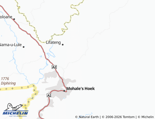 Mapa MICHELIN Thaba-Tsoeu - ViaMichelin