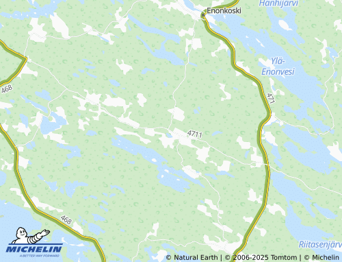 MICHELIN Karvila map - ViaMichelin