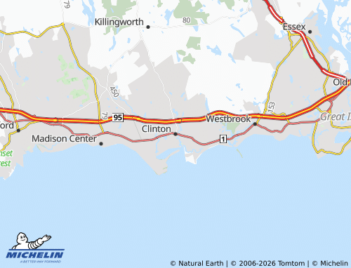 Mappa MICHELIN Clinton - ViaMichelin