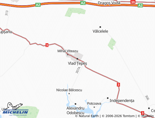 Mappa MICHELIN Vlad Țepeș - ViaMichelin