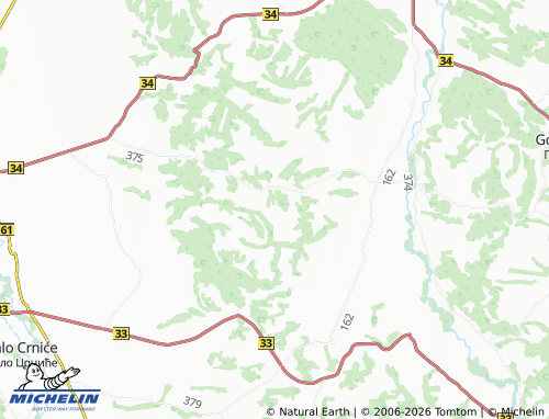 Mapa MICHELIN Ljubinje - ViaMichelin
