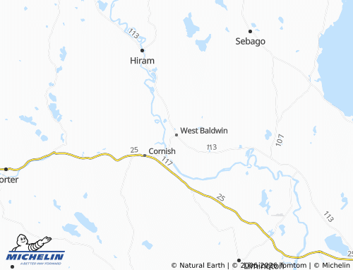 Carte MICHELIN West Baldwin - ViaMichelin