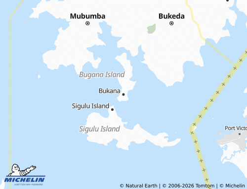 MICHELIN Bukana map - ViaMichelin