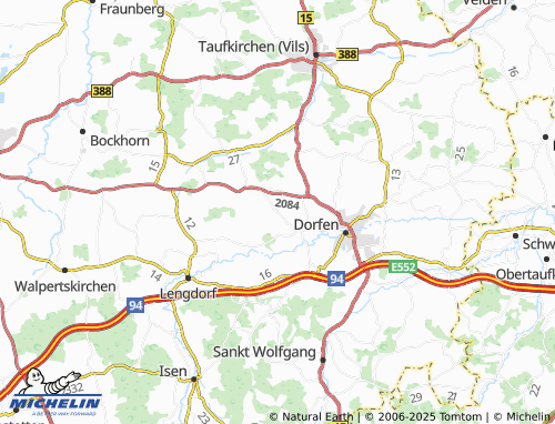 MICHELIN Zeilhofen map - ViaMichelin