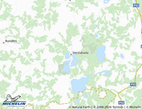 Mapa MICHELIN Vecslabada - ViaMichelin