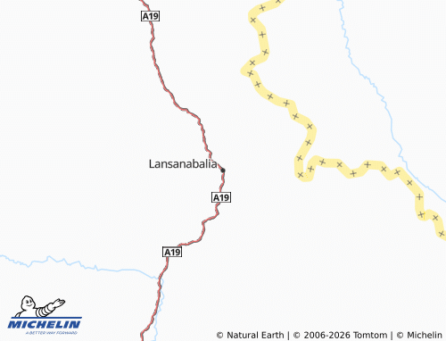 Mappa MICHELIN Lansanabalia - ViaMichelin
