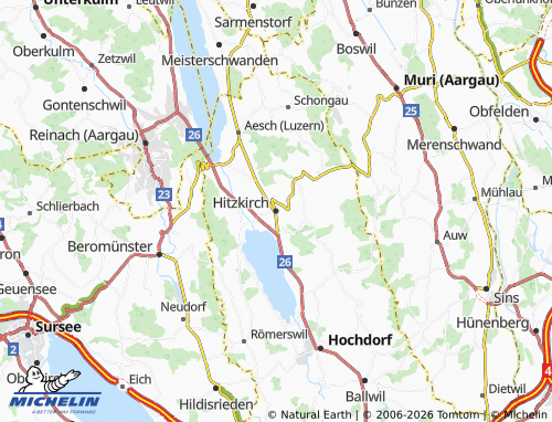 Mapa MICHELIN Hitzkirch - ViaMichelin