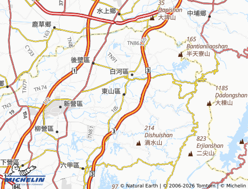 MICHELIN Dongshan District map - ViaMichelin
