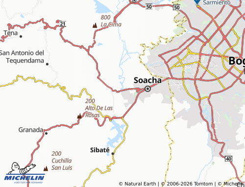 Carte MICHELIN Ciudad Latina II - ViaMichelin