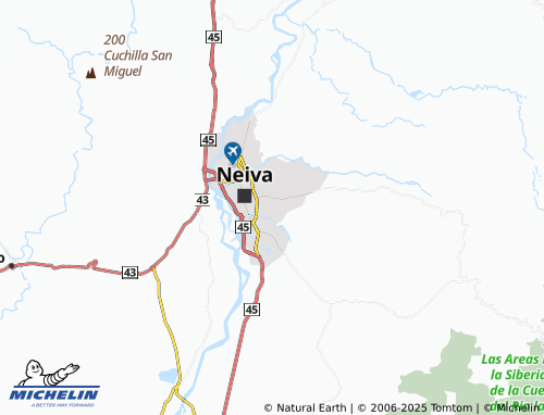 MICHELIN Las Américas map - ViaMichelin