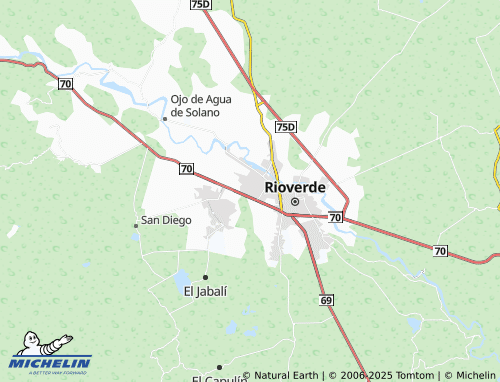 MICHELIN Los Magueyes del Alto map - ViaMichelin