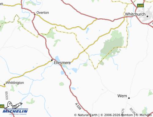 Carte MICHELIN Welshampton - ViaMichelin
