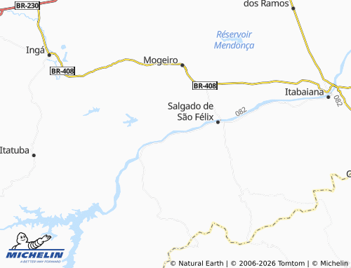 Mappa MICHELIN Dois Riachos - ViaMichelin
