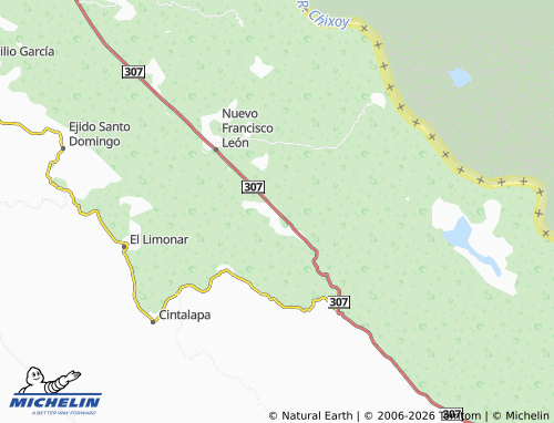 Mappa MICHELIN Nuevo Guerrero - ViaMichelin