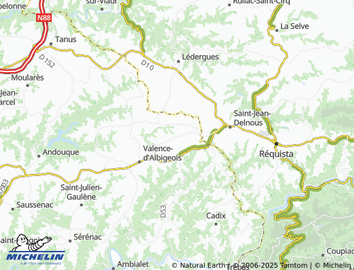 MICHELIN-Landkarte Faussergues - ViaMichelin
