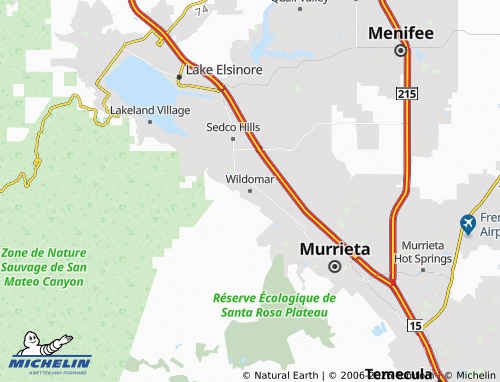 Mappa MICHELIN Wildomar - ViaMichelin