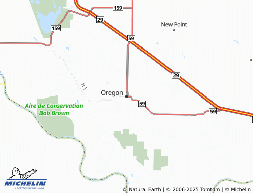 MICHELIN Oregon map - ViaMichelin
