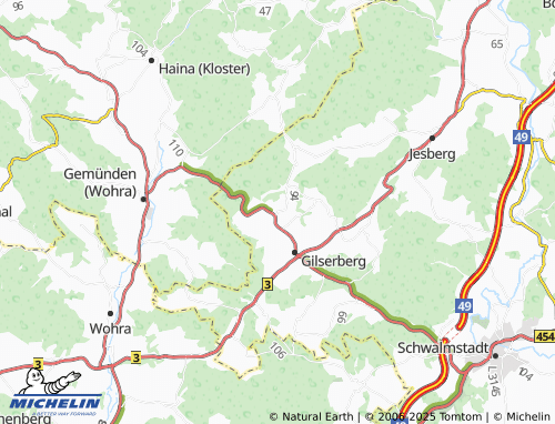 MICHELIN Moischeid map - ViaMichelin