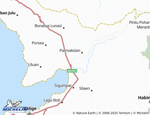 MICHELIN Lumban Sitorus map - ViaMichelin