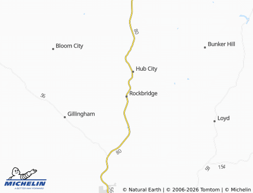 Mappa MICHELIN Rockbridge - ViaMichelin