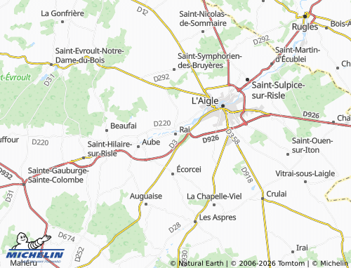 Mappa MICHELIN Rai - ViaMichelin