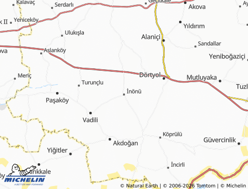 Mapa MICHELIN İnönü - ViaMichelin