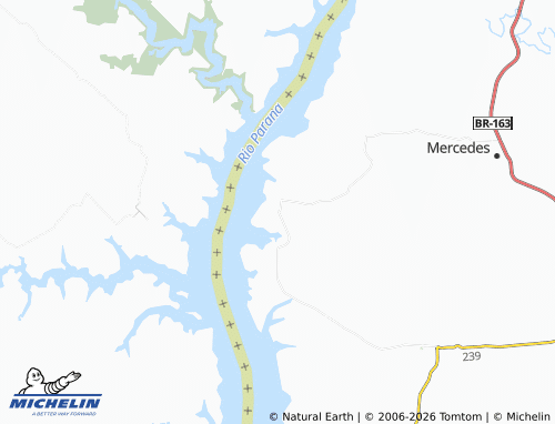 Mappa MICHELIN Porto Mendes - ViaMichelin