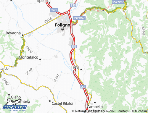 Carte MICHELIN Matigge-Li Celli - ViaMichelin