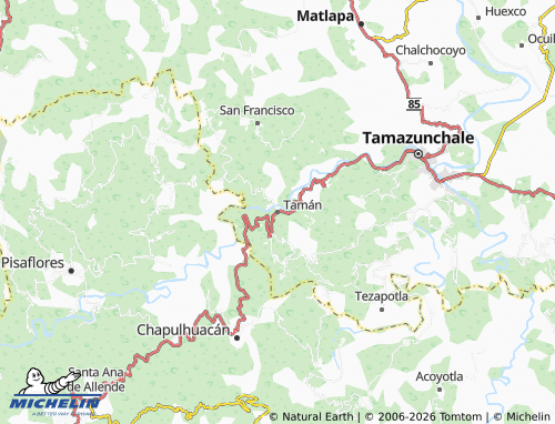 MICHELIN Tamán map - ViaMichelin