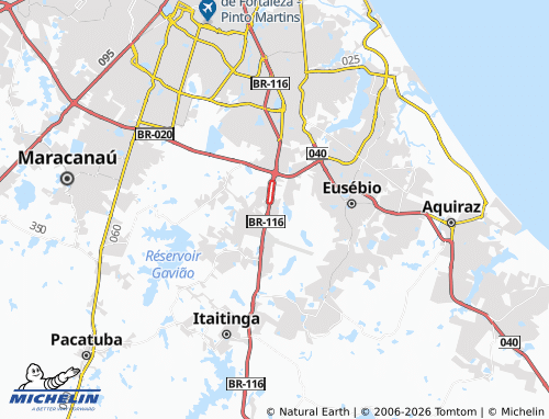 Carte MICHELIN Pedra - ViaMichelin