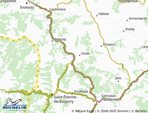 MICHELIN-Landkarte Gahardou - ViaMichelin