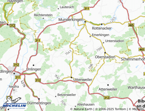 MICHELIN Dieterskirch map - ViaMichelin