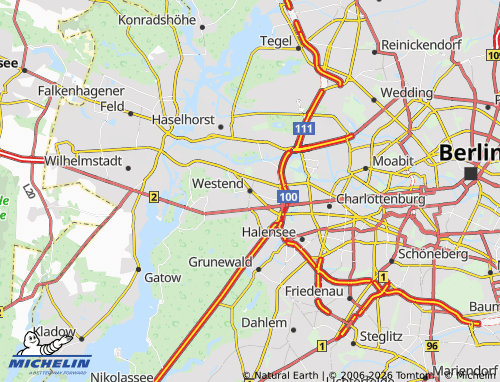 MICHELIN Westend map - ViaMichelin