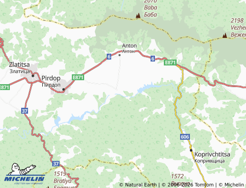 Mappa MICHELIN Dushantsi - ViaMichelin